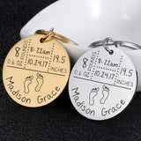 Exquisite Personalized Baby Keychain