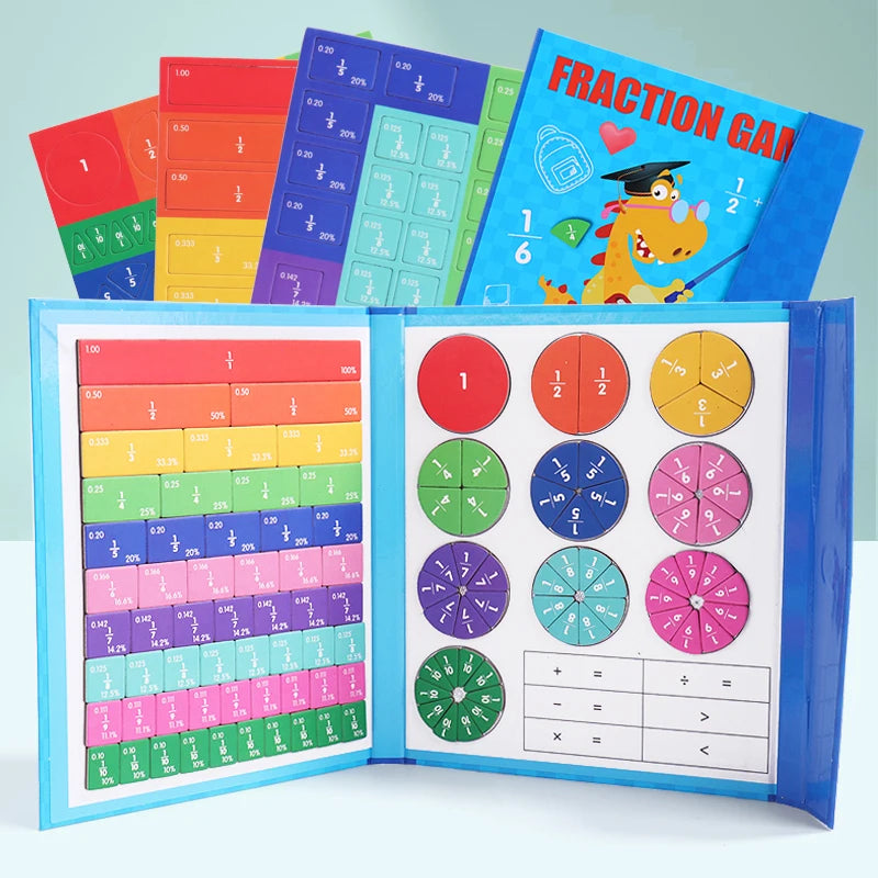 FractionFun™ Magnetic Math Learning Kit – Babiespace