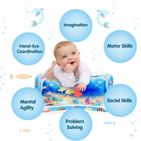 MAGICMAT™ | Tummy Time Water Mat - Develop & Learn