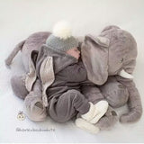 ÉLÉPHANT PELUCHE GÉANTE