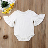 Newborn Baby Girls Princess Romper Outfit - babiespace